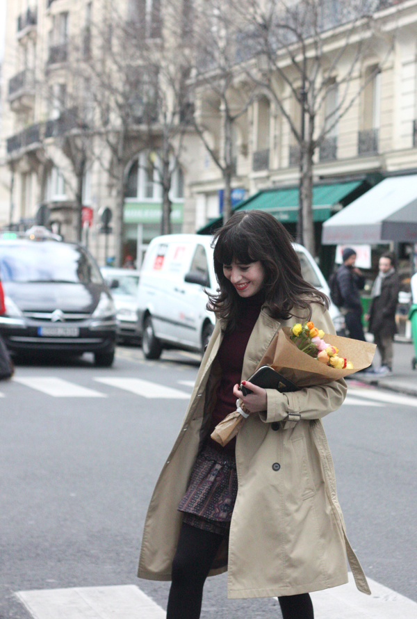 קניות בפריז, אופנה בפריז, מעיל טרנץ