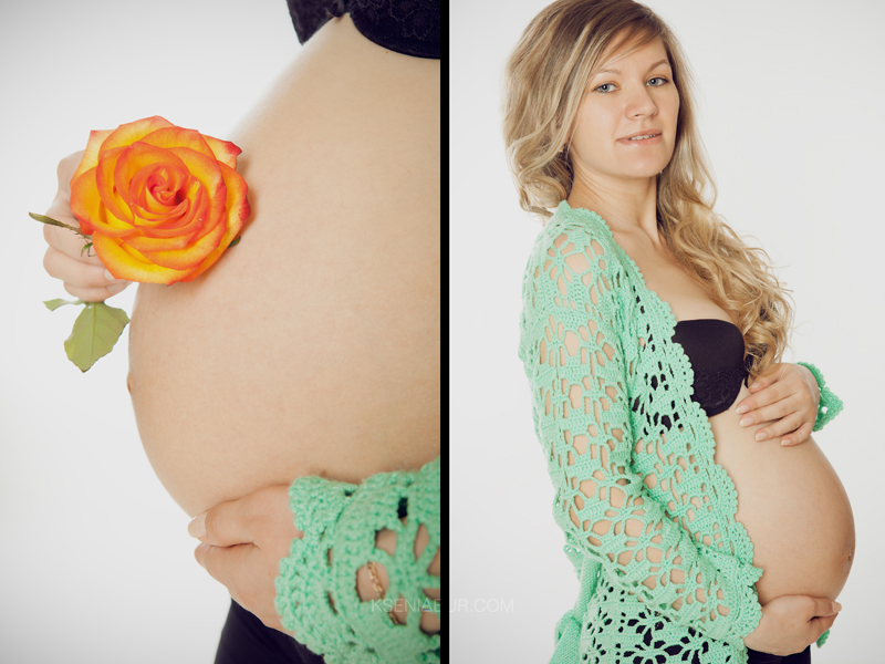 Фотосессия беременности в студии, фотосъемка беременных, в ожидании чуда