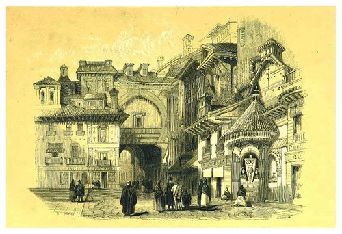 018-Puerta morisca en la Rambla de Granada-La Spagna, opera storica, artistica, pittoresca e monumentale..1850-51- British Library