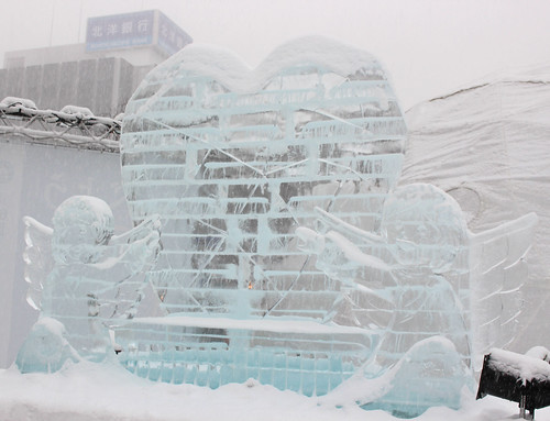 札幌雪祭りの雪像