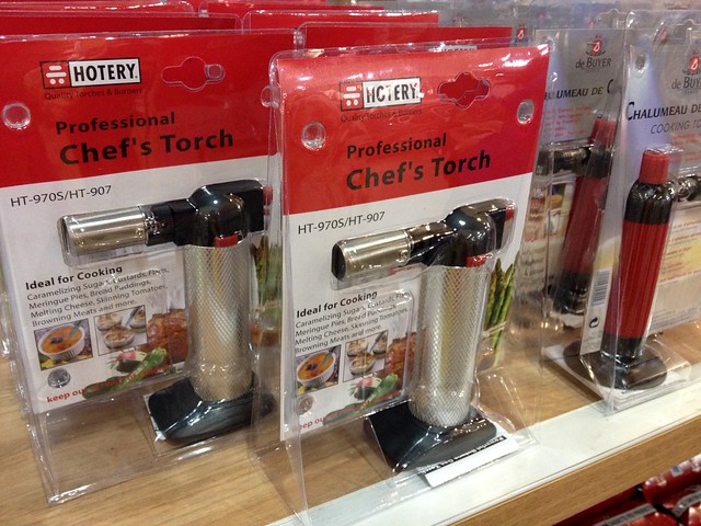 Oooh, aburi goodies and creme brulee? You'll need this torch...