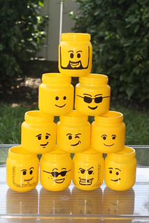 Amy's amazing Lego man cups for ice cream