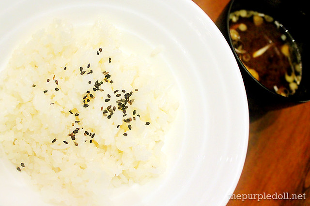 Japanese Steamed Rice with Miso Soup (P150)