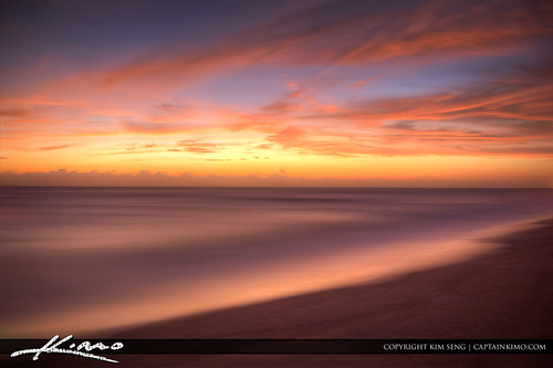 Early Morning Pastel Colors at Juno Beach by Captain Kimo