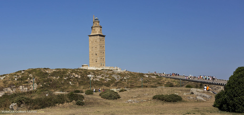 Today's lighthouse, very restored, is very different from roman ages.