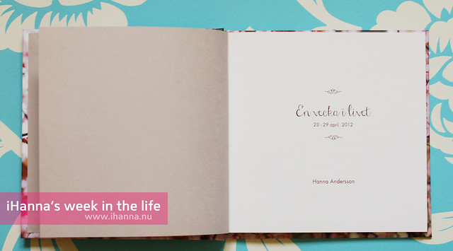 Week in the Life 2012 | Intro title page