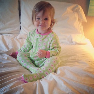I want to keep her in footie pajamas for as long as possible.