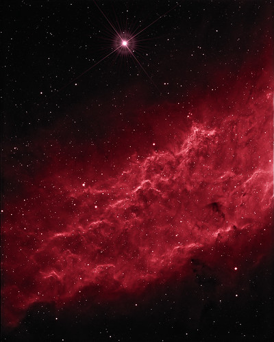 California Nebula. by Mick Hyde