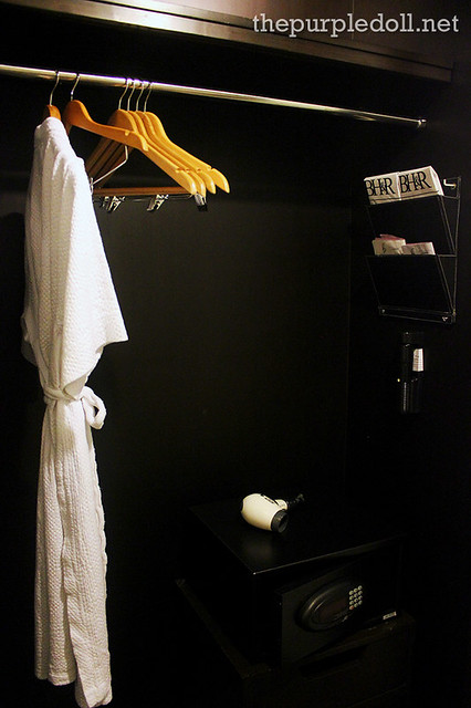 Bellevue Manila Closet with Safe, Hair Dryer, Iron and Bath Robes