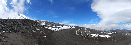 Descente du volcan Chimborazo à vélo
