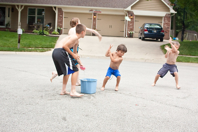 Kids Playing Outdoors via The Risky Kids