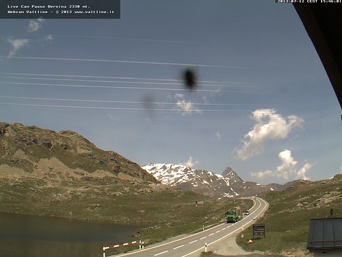 Berninapass Webcam mit Fliege
