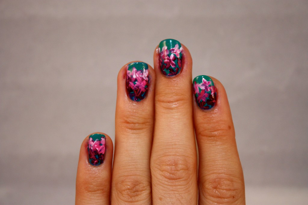 Floral Manicure - R29 Nail Art Nation Week 2