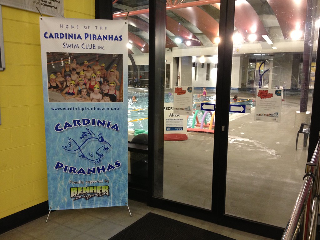 Piranhas Swim Club banner