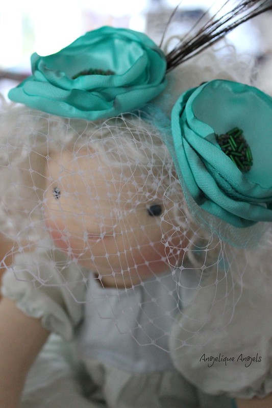 Mint Dolly-sized Fascinator