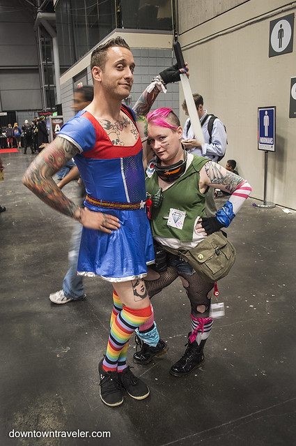 NY Comic Con Couples Costume Rainbow Brite Tank Girl