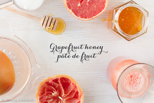 grapefruit honey pâte de fruit ingredients | Janice Lawandi @ kitchen heals soul