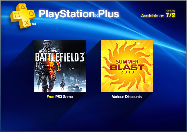 PlayStation Plus Update 7-2-2013