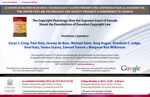 The Copyright Pentalogy Conference – Free Registration Now Open