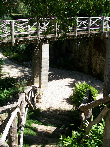 Bermuda Arboretum. Included in this walk is a picturesque Bermuda cedar bridge which crosses over a small pool.