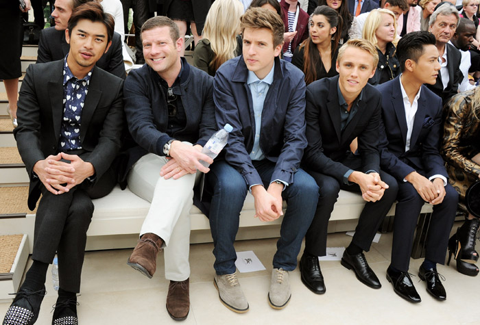 Burberry Menswear Spring/Summer 2014 - Front Row & Backstage