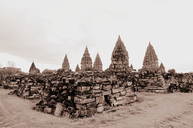 The temples have been ravaged by earthquakes, volcanic eruptions and political power struggles