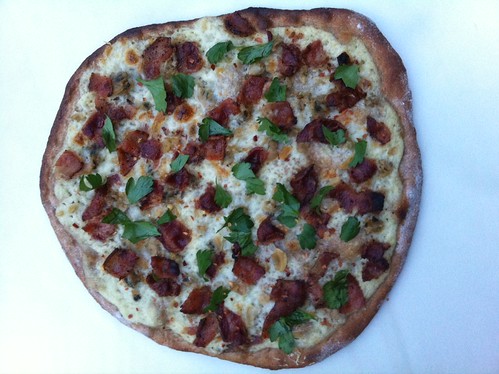 Clam and Bacon Pizza Shira
