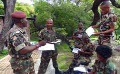 USARAF Sergeants Major train Malawi senior enlisted 