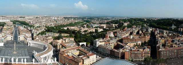 View from the cupola of San Pietro