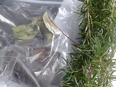 Bay leaves and rosemary