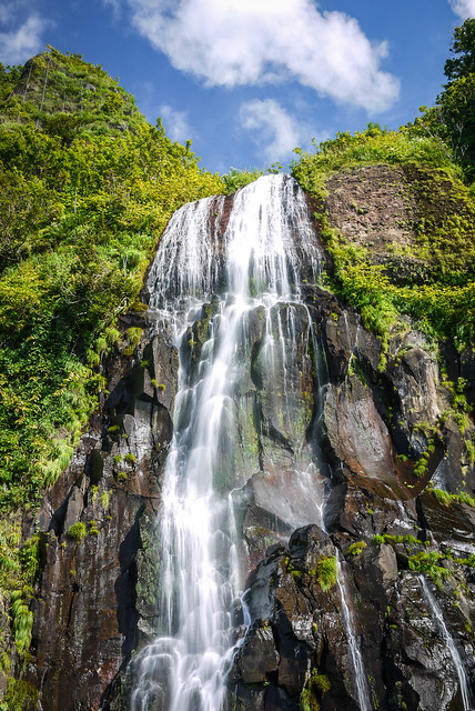 Waterfall near Hamamasu, Hokkaido, Japan