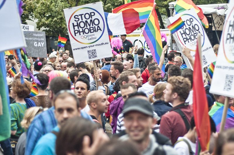 "Enough is enough – Open your mouth!", Demonstration against homophobia in Russia