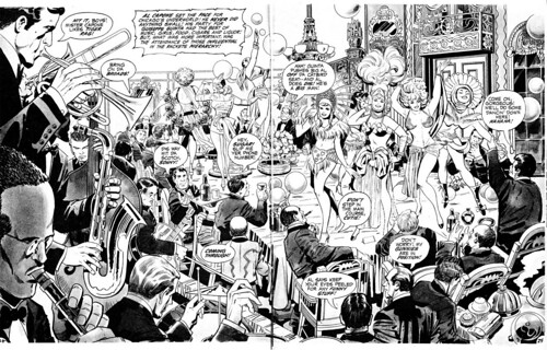 in the days of the mob A by Jack Kirby by Derek Langille