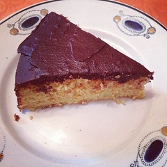 Möhrentorte - gâteau amandes carotte chocolat