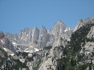 Mt. Whitney from top of Premier Buttress