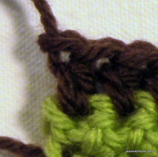 Joseph's-Puff-Stitch-Crochet-Blanket-end-of-hdc-rows