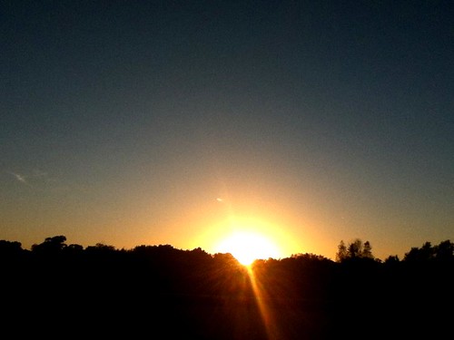 Sunset tonight at Lake Calhoun 6/23/13 (iPod camera)