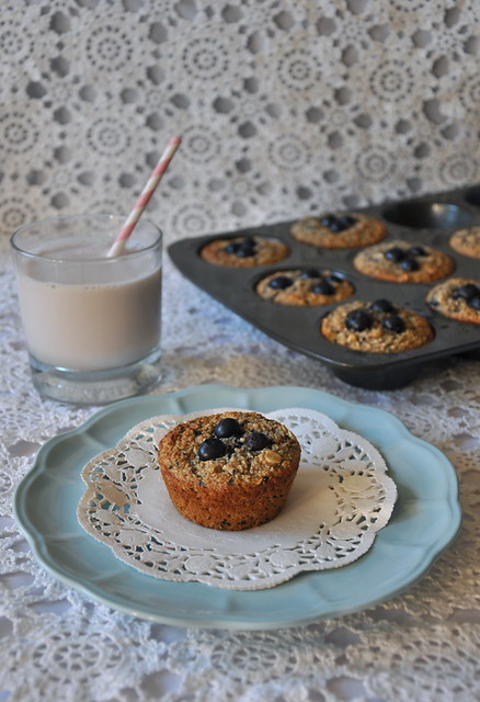 Blueberry Banana Breakfast Muffins