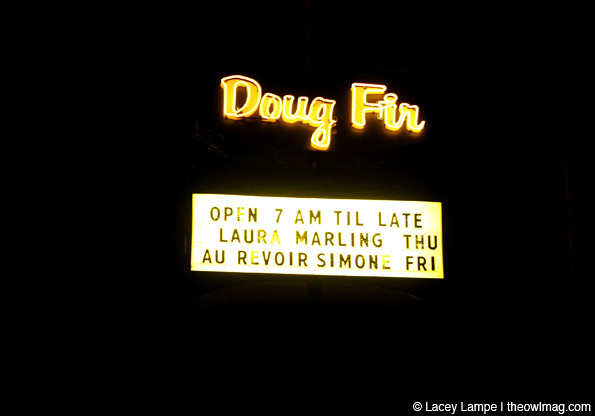 Laura Marling @ Doug Fir Lounge, Portland, OR 10/24/13