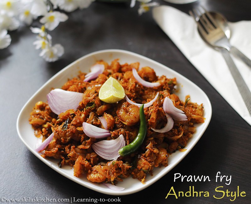 prawn fry in andhra style