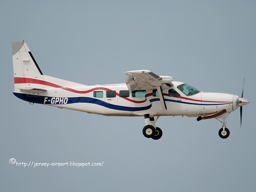 F-GPHO Cessna 208 Caravan I by Jersey Airport Photography
