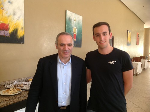 Garry Kasparov i Esteve Mateu
