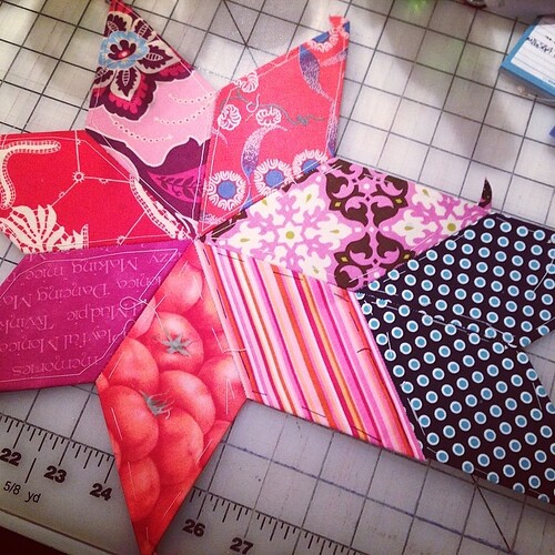 #starquilt progress #epp #patchwork #sew #sewing