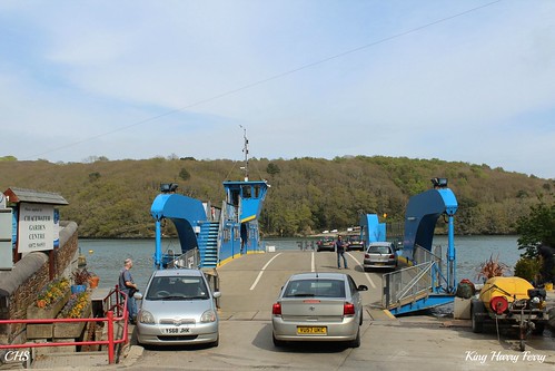King Harry Ferry, River Fal, Cornwall by Stocker Images