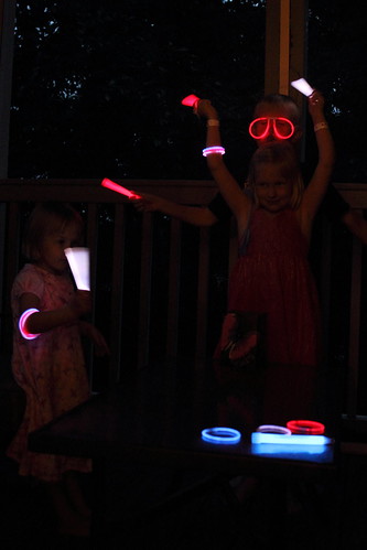 Playing with Glowsticks