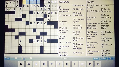 odin in the new york times crossword puzzle.