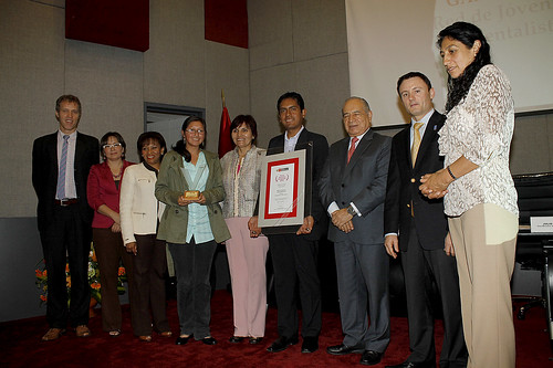 2013/12/06. Premio Nacional del Voluntariado 2013. Viceministro de Poblaciones Vulnerables premia a Ganadores.