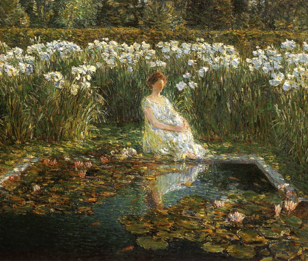 Lilies by Frederick Childe Hassam - 1910