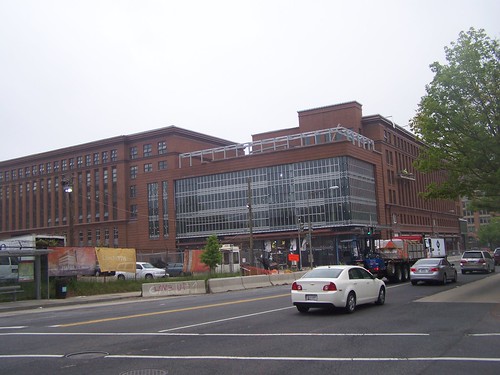 the new mixed use building, including a Walmart, at 1st and New Jersey Avenue NW