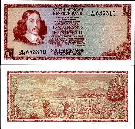 1 Rand Južná Afrika 1973-75, Pick 115